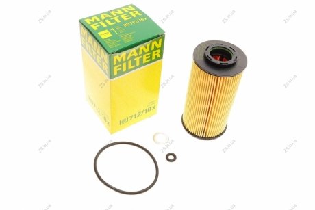 Фильтр масляный двигателя (MANN) MANN-FILTER HU712/10X (фото 1)