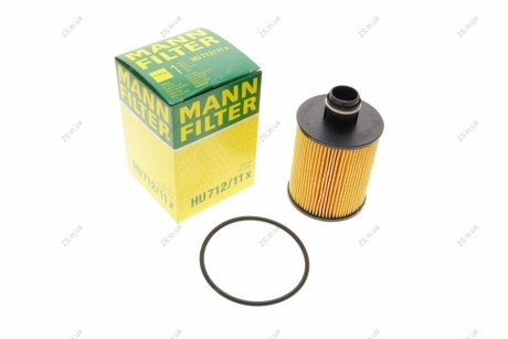Фільтр масляний двигуна (MANN) MANN-FILTER HU712/11X
