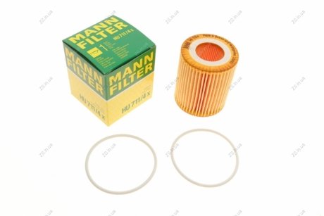 Фильтр масляный двигателя (MANN) MANN-FILTER HU711/4X