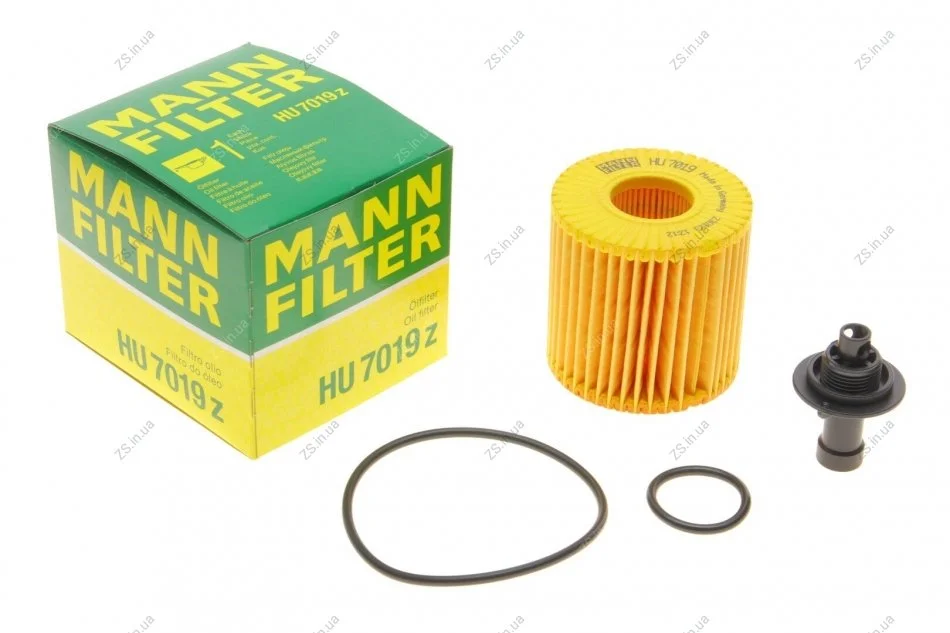 Фільтр масляний двигуна (пр-во MANN) MANN-FILTER HU7019Z (фото 1)
