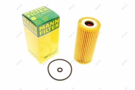 Фильтр масляный двигателя (MANN) MANN-FILTER HU615/3X