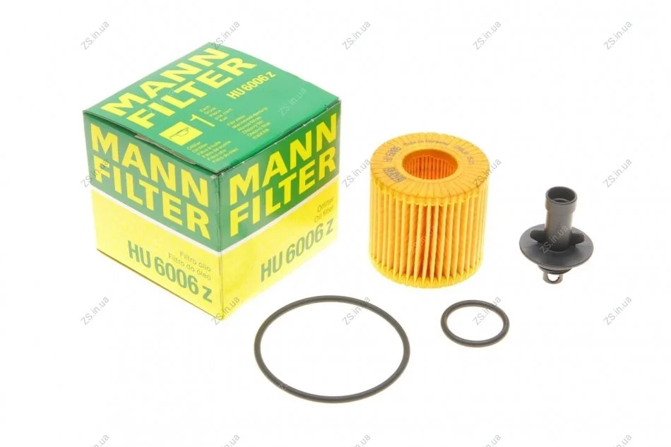 Фильтр масляный двигателя (пр-во MANN) MANN-FILTER HU6006Z (фото 1)