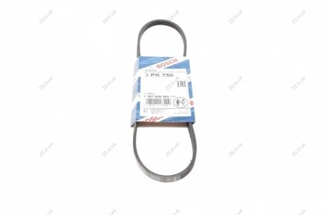 Ремень п-клиновой 3pk750 Bosch 1 987 948 363