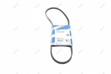 Ремінь п-клинової 3pk850 Bosch 1 987 947 854