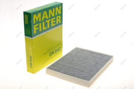 Фільтр салону вугільний (MANN) MANN-FILTER CUK2842 (фото 1)