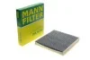 Фільтр салону вугільний (MANN) MANN-FILTER CUK26009 (фото 1)