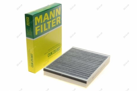 Фильтр салона угольный (MANN) MANN-FILTER CUK25007 (фото 1)