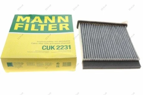 Фільтр салону вугільний (MANN) MANN-FILTER CUK2231