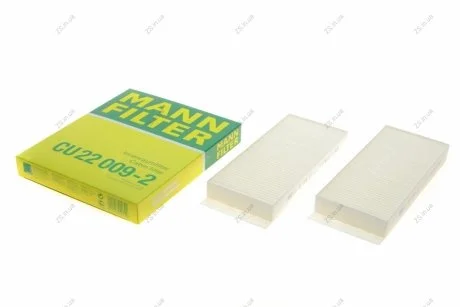 Фільтр салону (2шт.) (MANN) MANN-FILTER CU22009-2