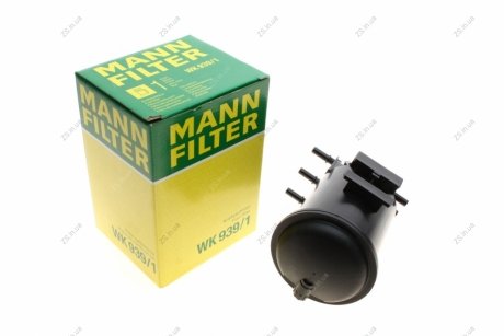 Фильтр топливный (MANN) MANN-FILTER WK939/1 (фото 1)