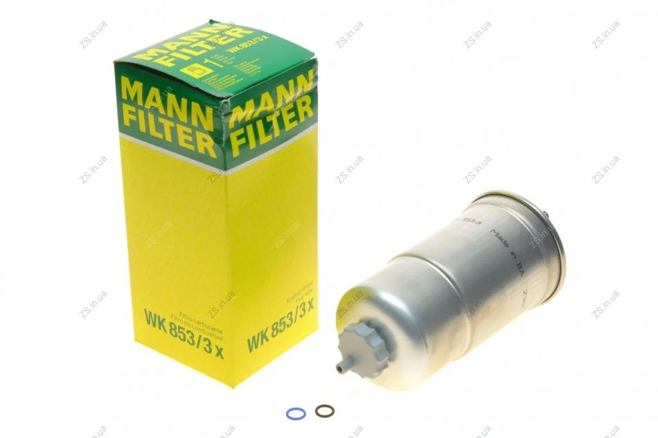 Фильтр топливный (пр-во MANN) MANN-FILTER WK853/3X (фото 1)