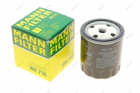 Фільтр паливний (MANN) MANN-FILTER WK716