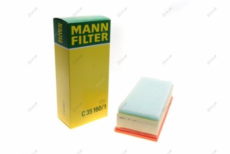 Фільтр повітряний (MANN) MANN-FILTER C35160/1 (фото 1)