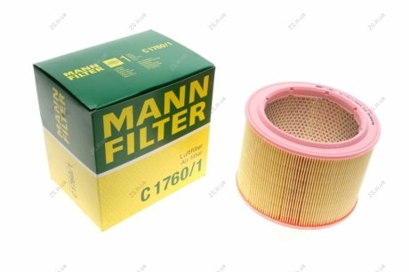 Фільтр повітряний (MANN) MANN-FILTER C1760/1 (фото 1)