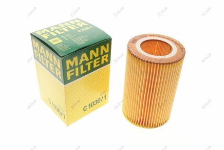 Фильтр воздушный (MANN) MANN-FILTER C1036/1 (фото 1)