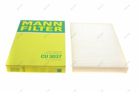 Фільтр салону (MANN) MANN-FILTER CU3037