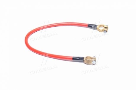 Перемичка латунна ("+" и "-") 50 см (провод 25 мм.кв) (Украина) Струм ЧП 02-21-012 (фото 1)