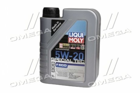 Масло моторное. Special Tec ECO 5W-20 (Канистра 1л) Liqui Moly 3840 (фото 1)