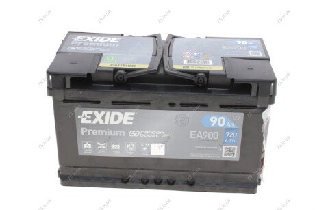 Акумулятор 90Ah-12v PREMIUM(315х175х190),R,EN720 EXIDE EA900