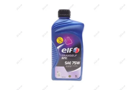 Олива трансміс. TRANSELF NFX SAE 75W (Каністра 1л) Elf 223519