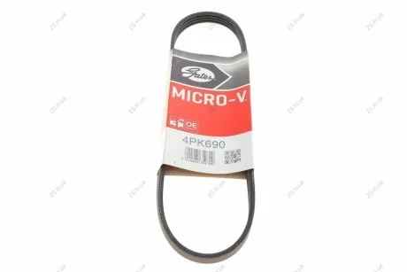 Поліклинові ремені Micro-V Gates 4PK690