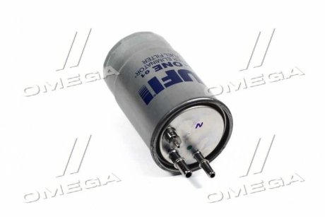 Фильтр топливный FIAT DOBLO 1.3 D, DUCATO 2007 2.0-3.0 JTD 06- (выр-во) UFI 24.ONE.01