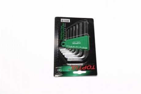 Набор Г-обр.шестигранников 2,5-10мм 7ед. (в-во) TOPTUL GAAL0701 (фото 1)