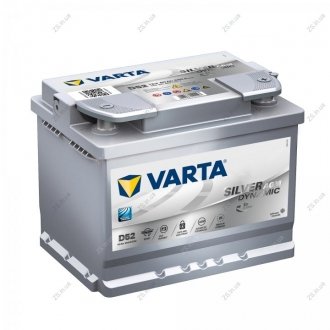 Аккумулятор 60Ah-12v Silver Dynamic AGM (D52) (242х175х190), R, EN680!. -10% Varta 560 901 068