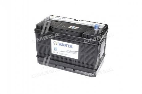 Аккумулятор 105Ah-12v PM Black(H17) (330х172х240), L,EN800 клеми по центру Varta 605 102 080