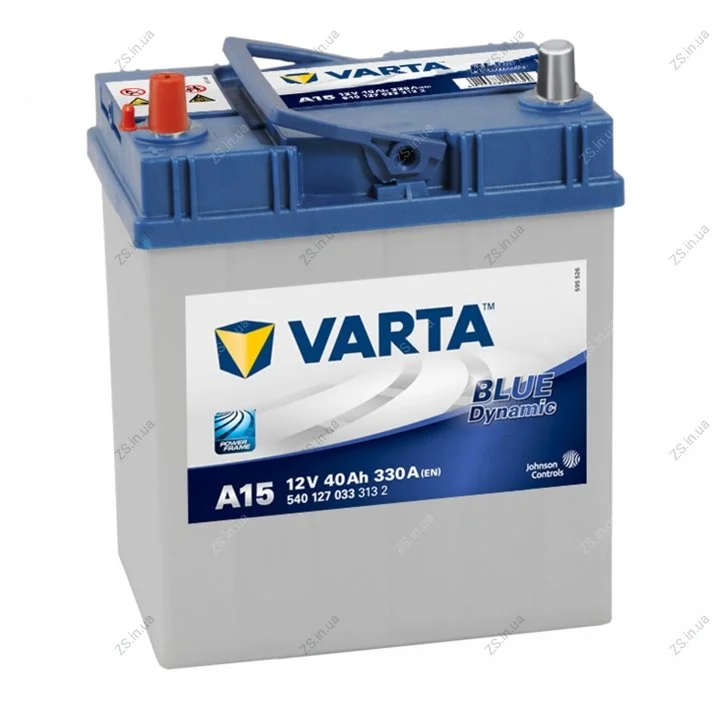 Аккумулятор 40Ah-12v VARTA BD(A15) (187х127х227),L,EN330 тонк.клеми !КАТ. -15% Varta 540 127 033 (фото 1)