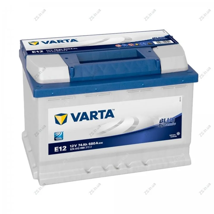 Аккумулятор 74Ah-12v VARTA BD(E12) (278x175x190),L,EN680 !КАТ. -10% Varta 574 013 068 (фото 1)