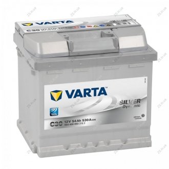 Аккумулятор 54Ah-12v SD(C30) (207x175x190),R,EN530 !КАТ. -20% Varta 554 400 053