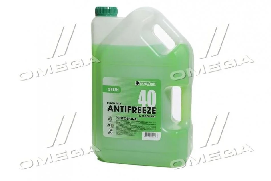 КAMA ANTIFREEZE-40 (зелений) Каністра 5л/4,5кг Кама Ойл 3514 (фото 1)