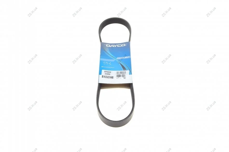 Ремень поликлиновый (вы-во) DAYCO 6PK850 (фото 1)