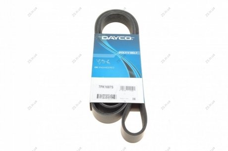 Ремень поликлиновый (Вы-во) DAYCO 7PK1687S (фото 1)