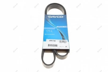 Ремень поликлин. (выр-во) DAYCO 6PK1160