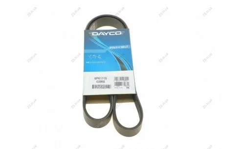 Ремень поликлин. (выр-во) DAYCO 6PK1115
