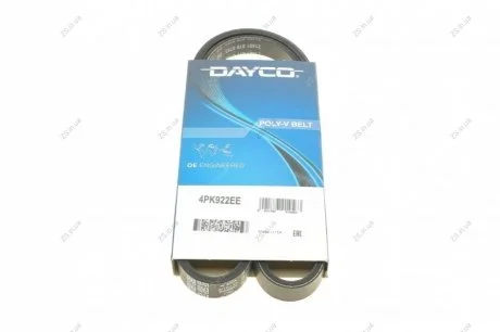 Ремінь поліклин. DAYCO 4PK922EE