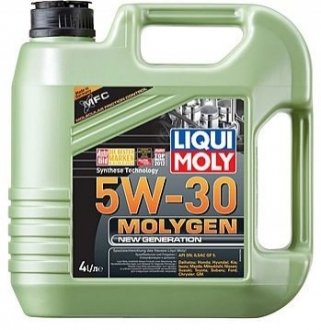 Масло моторное. Molygen New Generation 5W-30 (Канистра 4л) Liqui Moly 9042 (фото 1)