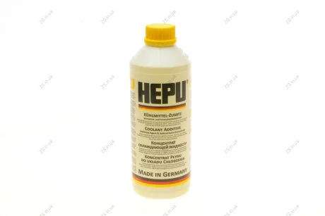 Антифриз G11 YELLOW концентрат (Каністра 1,5л) HEPU P999-YLW