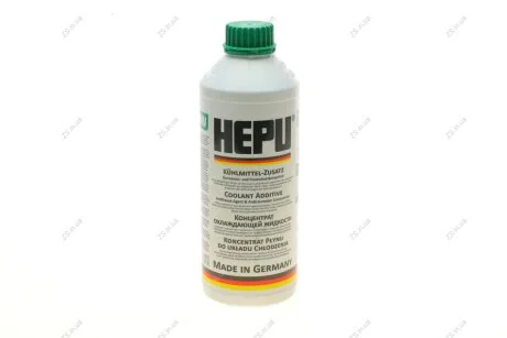 Антифриз G11 GREEN концентрат (Каністра 1,5л) HEPU P999-GRN