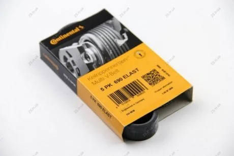 Ремінь поліклиновий (Ви-во) Contitech 5PK690ELAST