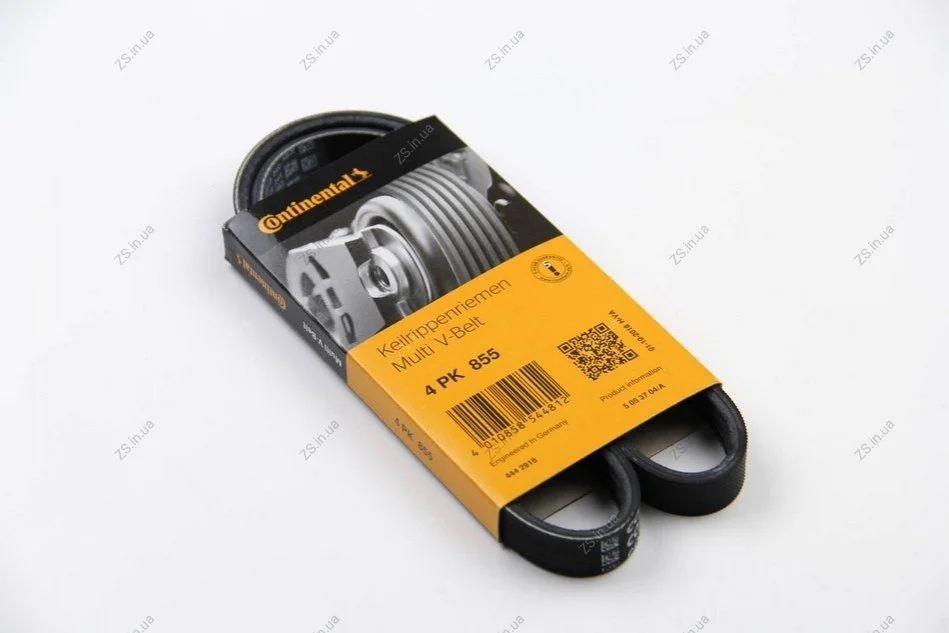 Ремень поликлиновый (Вы-во ContiTech) Contitech 4PK855 (фото 1)
