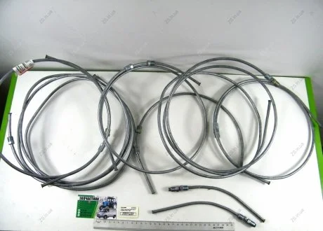 Трубка тормозная ГАЗ 53 компл. 8 трубок (сталь) <> ДК 53-3506060