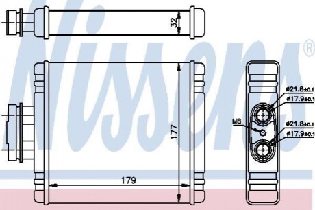 Печка SKODA (выр-во) Nissens 73654