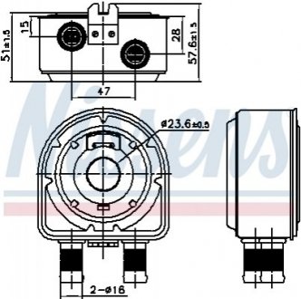 Радіатор Nissens 91295