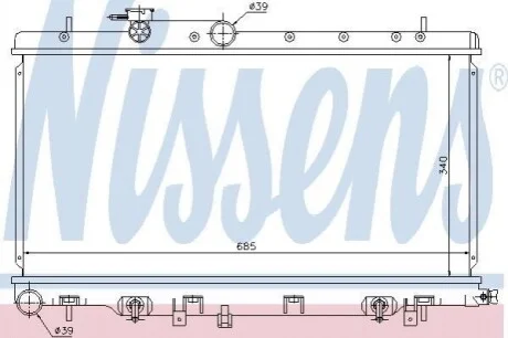 Радіатор Nissens 67711