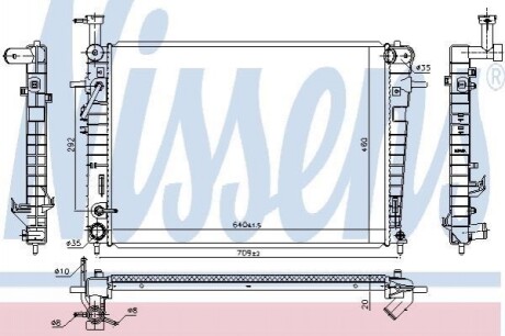 Радиатор (выр-во) Nissens 675005