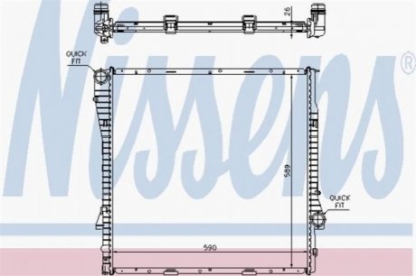 Радіатор Nissens 60789A