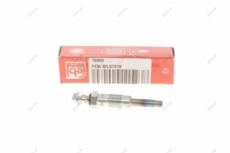 Фото 1 - свеча накаливания FIAT DUCATO 1.9D/TD, 2.5D, FORD SIERRA 2.3D, MB W124 (-02) (выр-во FEBI) FEBI BILSTEIN 15960 Свеча накаливания FIAT DUCATO 1.9D/TD, 2.5D, FORD SIERRA 2.3D, MB W124 (-02) (выр-во FEBI) FEBI BILSTEIN 15960 (фото 1)